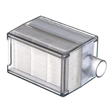 Devilbiss Hepa Concentrator Filter, Clear Rectangle Housing, Muffler