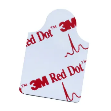 3M Repositionable Red Dot Tab Electrode Rest EKG
