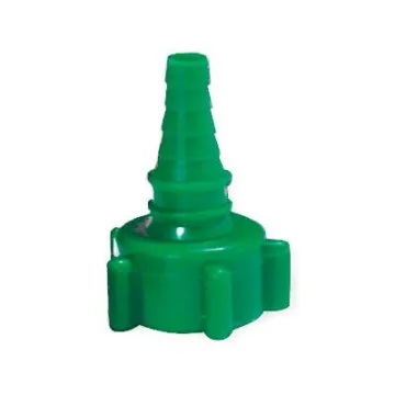 Non-Swivel Green O2 Nipple Connector