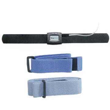 SleepSense Piezo Crystal Effort Sensor, Double Hook &amp; Loop Tabs, Includes SS-1388, SS-1342, SS-1343