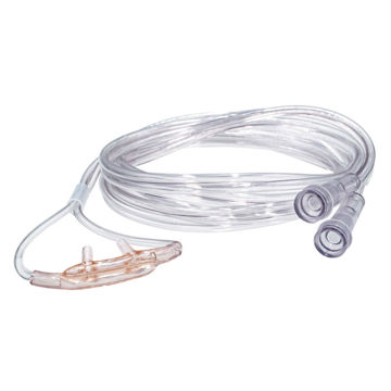 Picture of Salter Labs, Adult Demand Cannula w/4' tubing - Dual Prong Sensing &amp; Delivery Qty 25