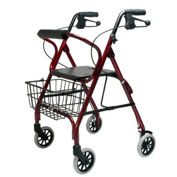 Parsons 4200DX with Hand Brake Super Low Rollator - Red
