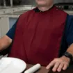 Parsons Burgundy Clothing Protector with Snaps